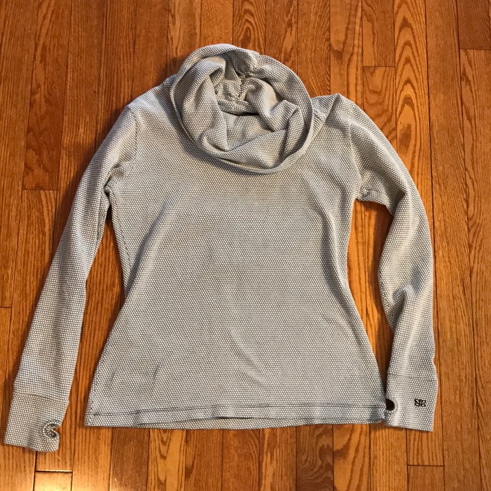 Albion honeycomb cowl neck sweatshirt